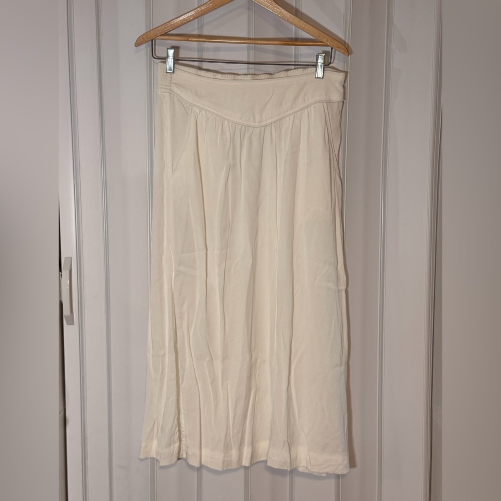 Wilfred Cream Maxi Skirt - Flowing Lightweight Design